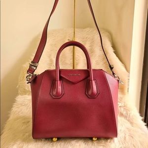 Antigona Small Sugar Goatskin Satchel Bag